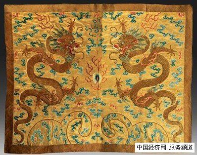 龍袍刺繡，蘇繡龍袍畫，蘇繡精品，蘇繡收藏品，嬌古蘇繡